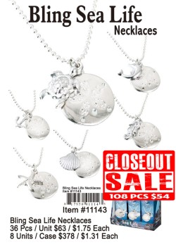 Bling Sea Life Necklaces